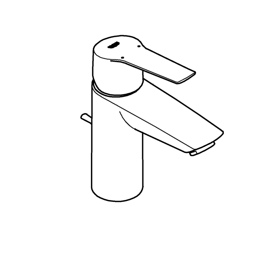 GROHE 24209002 - Izlietnes jaucējkrāns START DN 15, spīdīgs hroms