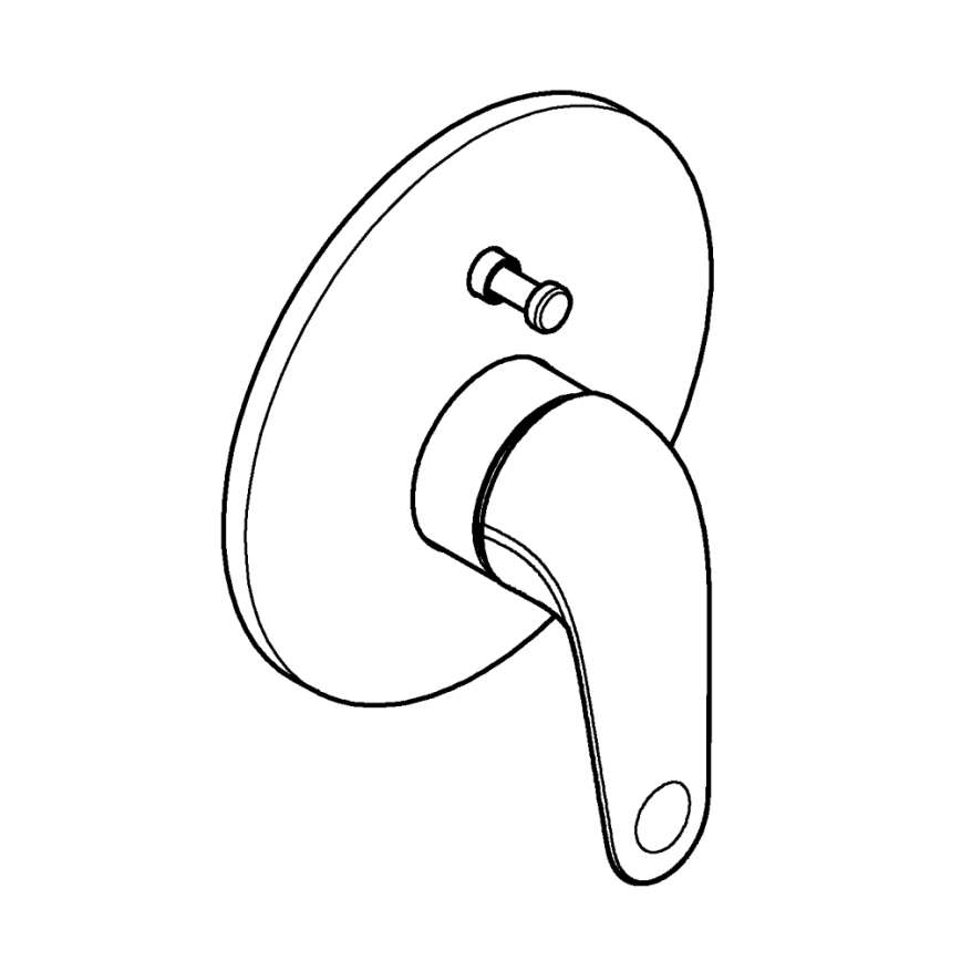 GROHE 24336001 - Vannas jaucējkrāns SWIFT DN 15, spīdīgs hroms