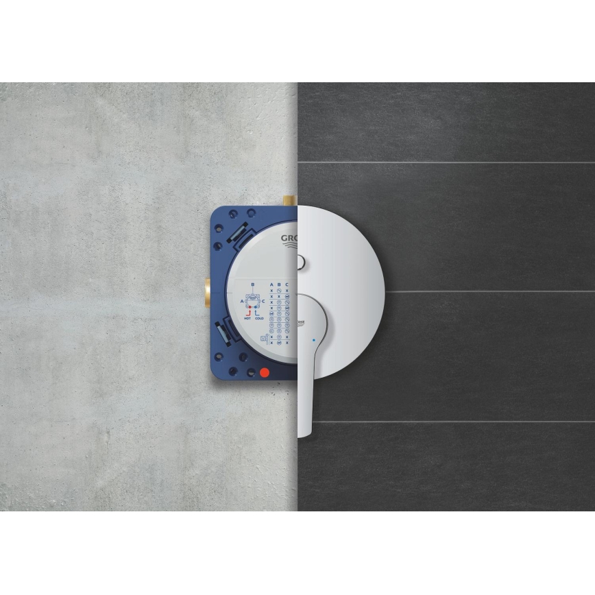 GROHE 25292000 - Iebūvējamā dušas sistēma START VITALIO START 250, hromēta