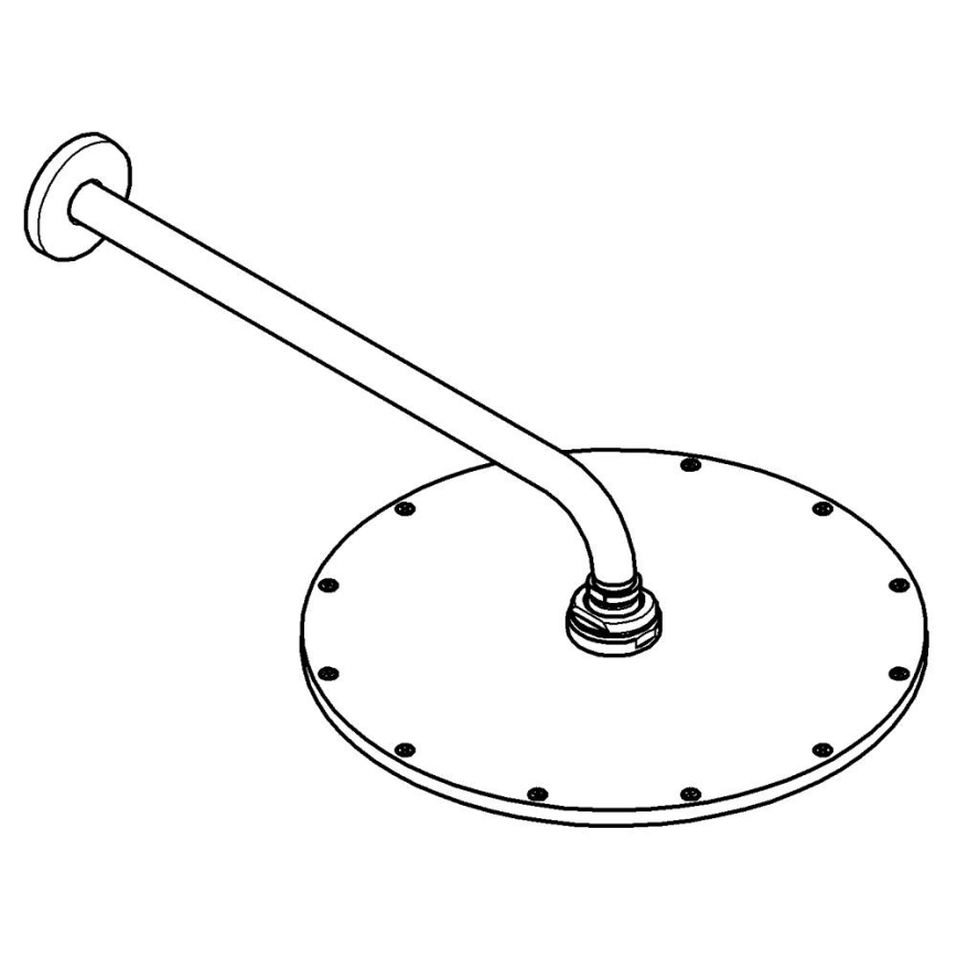 GROHE 26066DC0 - Dušas galva RAINSHOWER COSMOPOLITAN 310/380 mm, nerūsējošais tērauds
