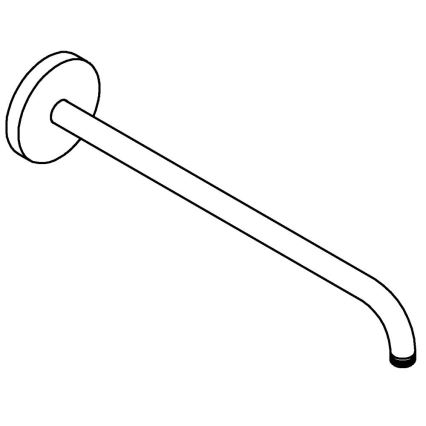 GROHE 26146000 - RAINSHOWER dušas sienas rokturis, 422 mm, spīdīgs hroms