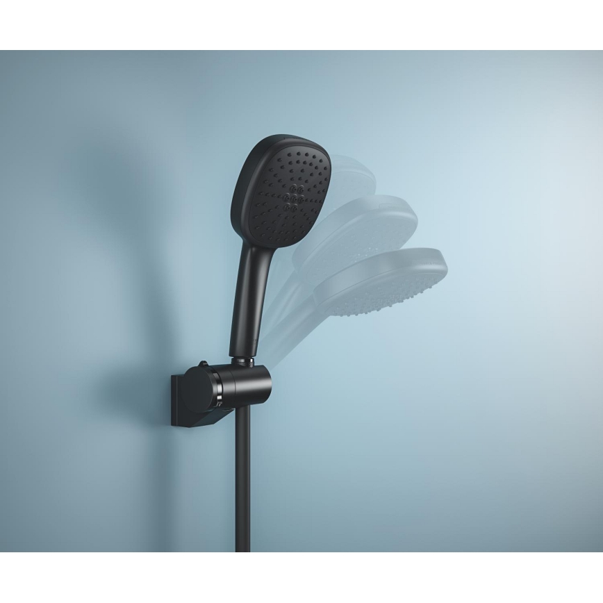 GROHE 261832431 - Sienas dušas turētājs VITALIO UNIVERSAL, melns