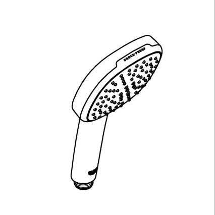 GROHE 26397001 - Rokas duša VITALIO COMFORT 110, 110 mm, spīdīgs hroms