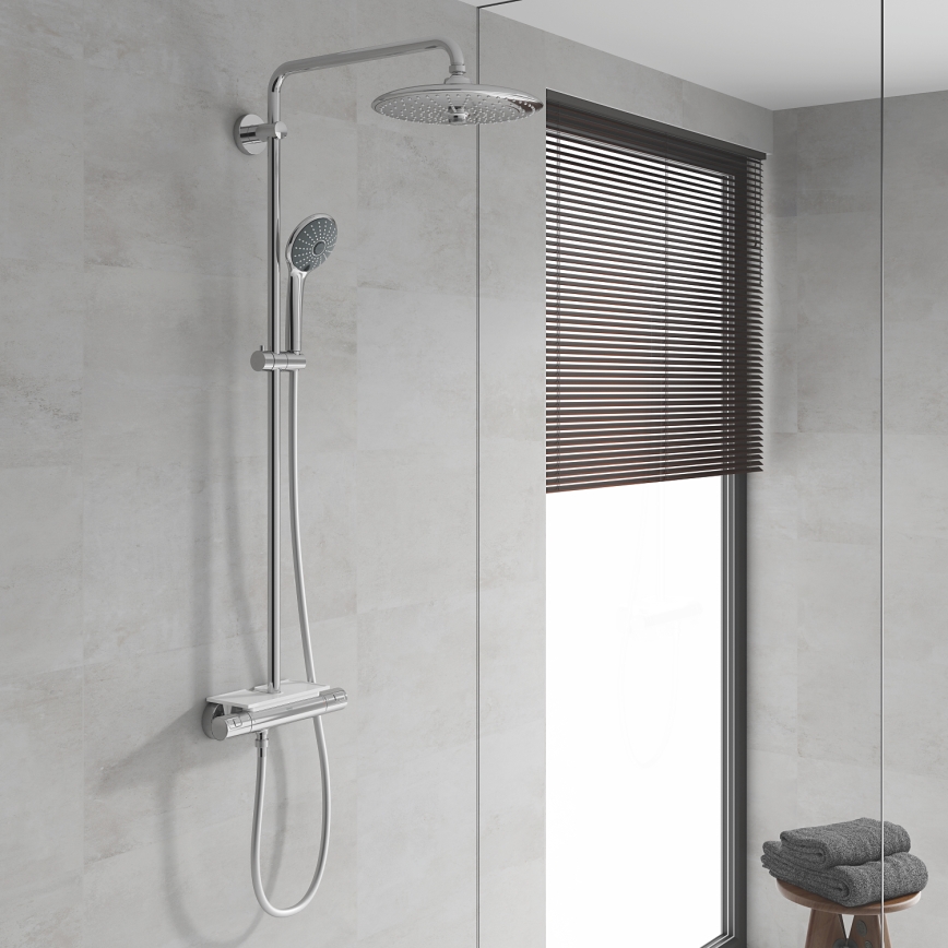 GROHE 26403001 - Dušas sistēma VITALIO JOY 260, 450 mm, spīdīgs hroms