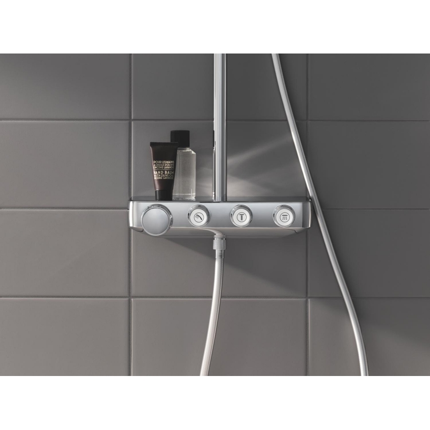 GROHE 26508000 - Dušas sistēma EUPHORIA SMARTCONTROL 310 CUBE ar spīdīgu hroma apdari