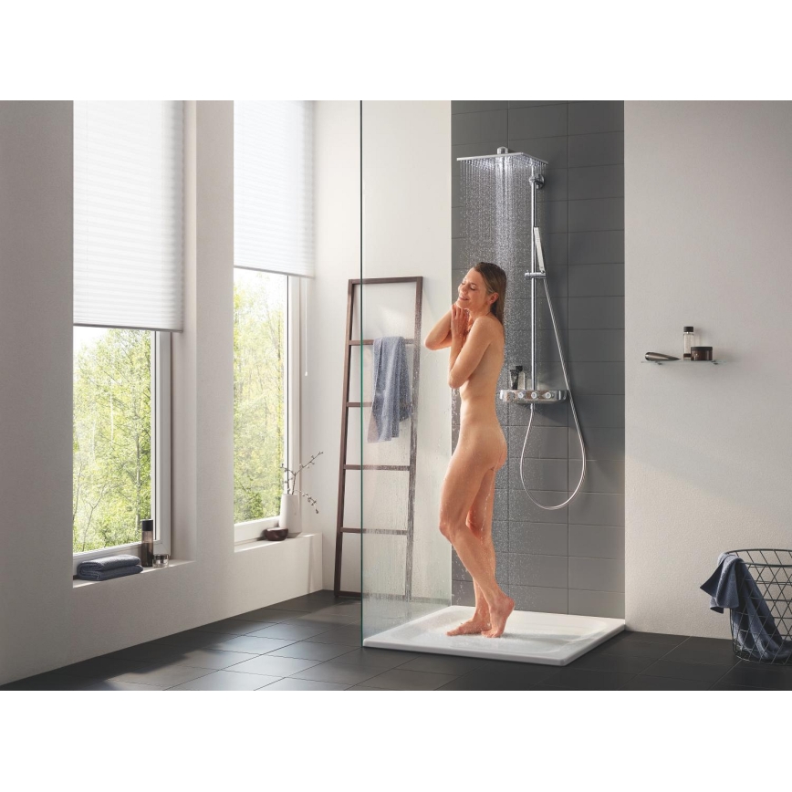 GROHE 26508000 - Dušas sistēma EUPHORIA SMARTCONTROL 310 CUBE ar spīdīgu hroma apdari
