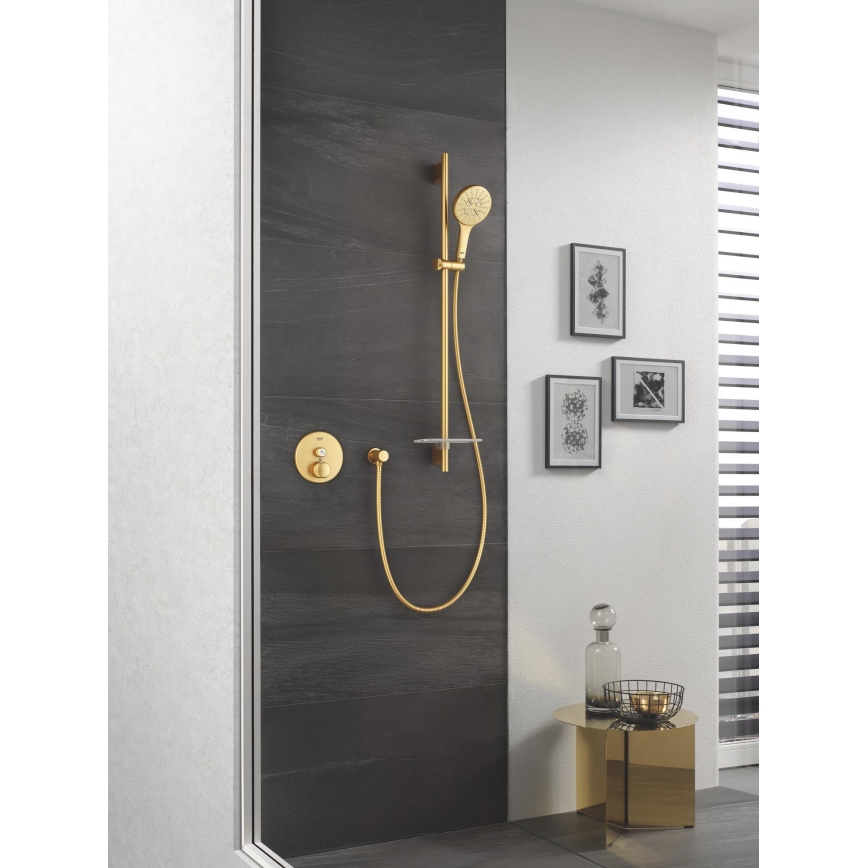 GROHE 26574GN0 - Rokas duša RAINSHOWER SMARTACTIVE 130 matēta zelta