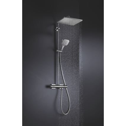 GROHE 26582000 - Rokas duša RAINSHOWER SMARTACTIVE 130 CUBE spīdīgs hroms