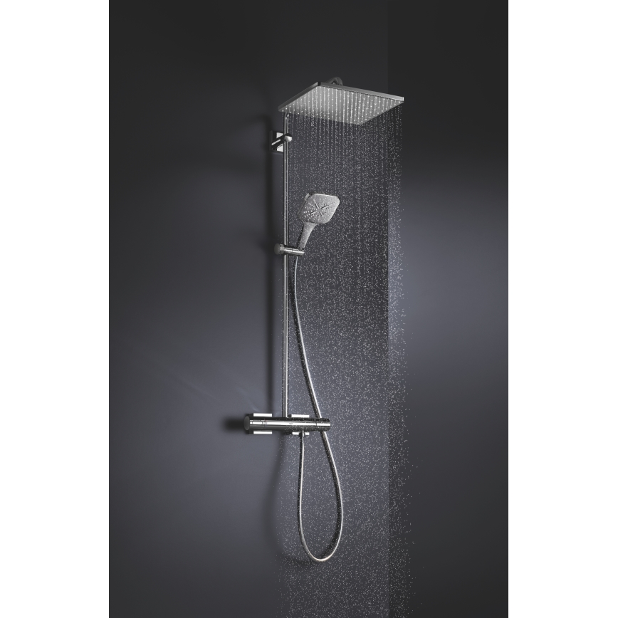 GROHE 26582000 - Rokas duša RAINSHOWER SMARTACTIVE 130 CUBE spīdīgs hroms