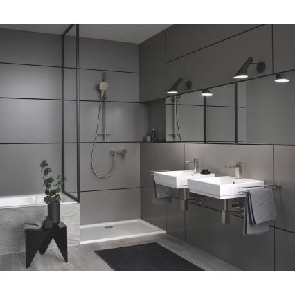 GROHE 26582DC0 - Rokas duša RAINSHOWER SMARTACTIVE 130 CUBE nerūsējošais tērauds