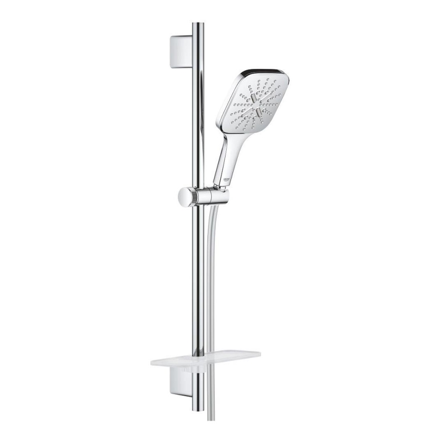 GROHE 26584000 - Dušas komplekts RAINSHOWER SMARTACTIVE 130 CUBE 600 mm hromēts
