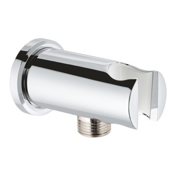 GROHE 26658000 - Sienas pieslēgums ar integrētu dušas turētāju O 48 mm hroms