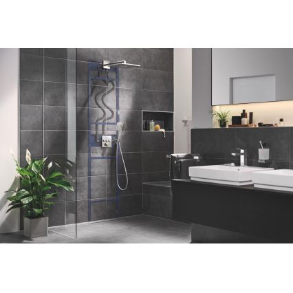 GROHE 26659000 - Sienas pieslēgums ar dušas turētāju RAINSHOWER 48 × 48 mm hromēts