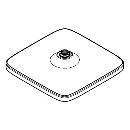 GROHE 26695000 - VITALIO COMFORT dušas galva 250 × 250 mm, spīdīgs hroms