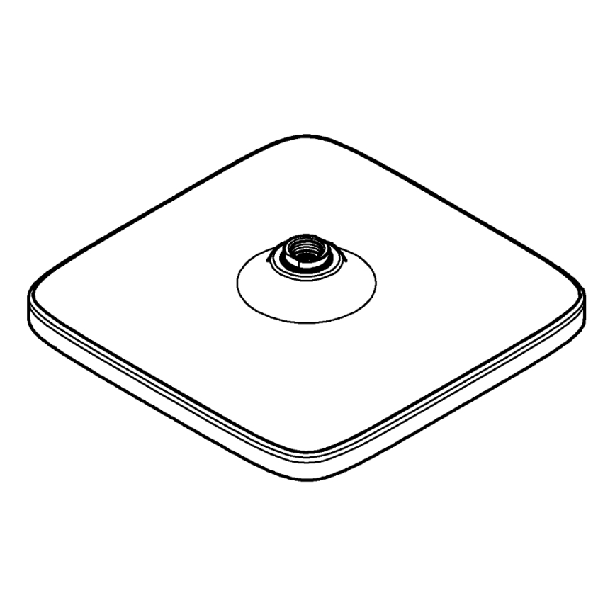 GROHE 26695000 - VITALIO COMFORT dušas galva 250 × 250 mm, spīdīgs hroms