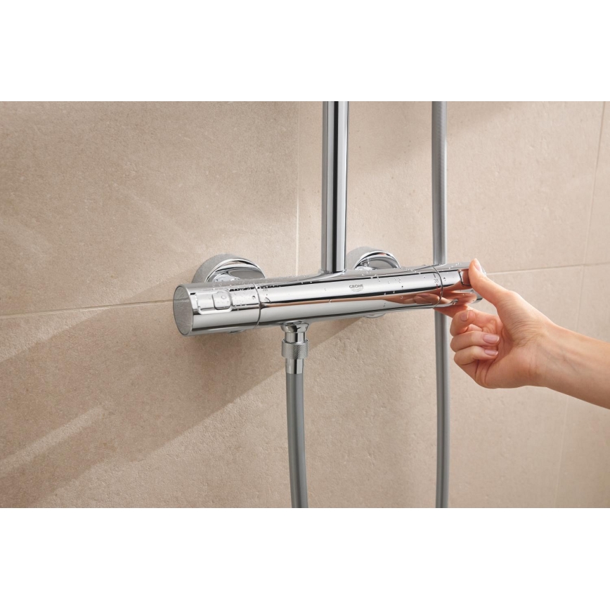 GROHE 26696001 - Dušas sistēma VITALIO COMFORT 250, 250 × 250 mm, spīdīgs hroms