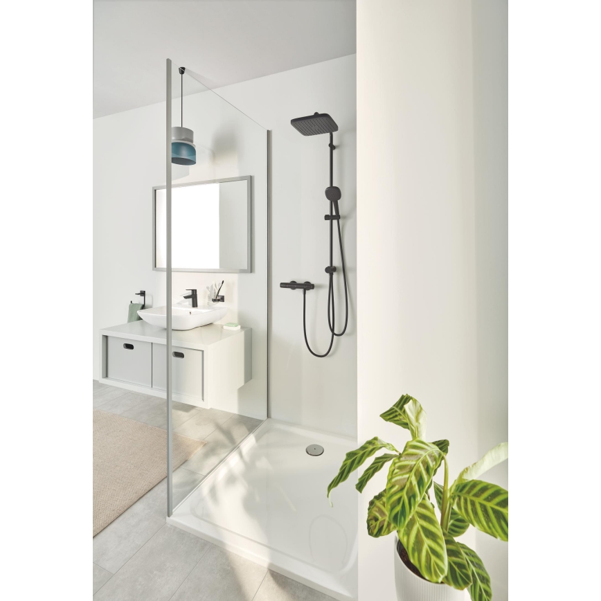 GROHE 266982431 - Dušas sistēma VITALIO COMFORT 250 390 mm melna