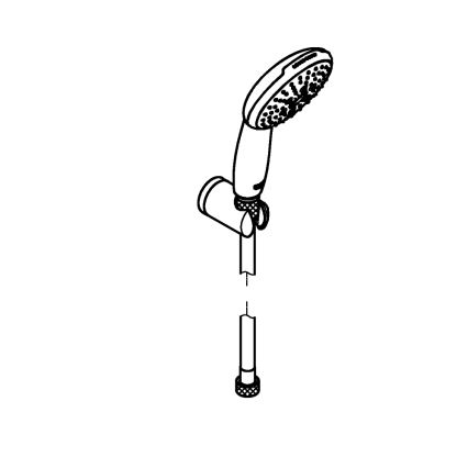 GROHE 26769001 - Dušas komplekts VITALIO START 110, 1750 mm, spīdīgs hroms