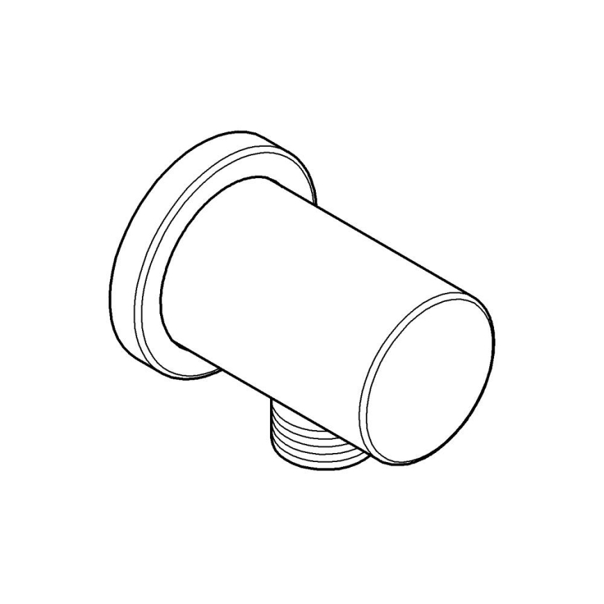 GROHE 27057DC0 - Sienas elkonis RAINSHOWER DN 15, nerūsējošais tērauds