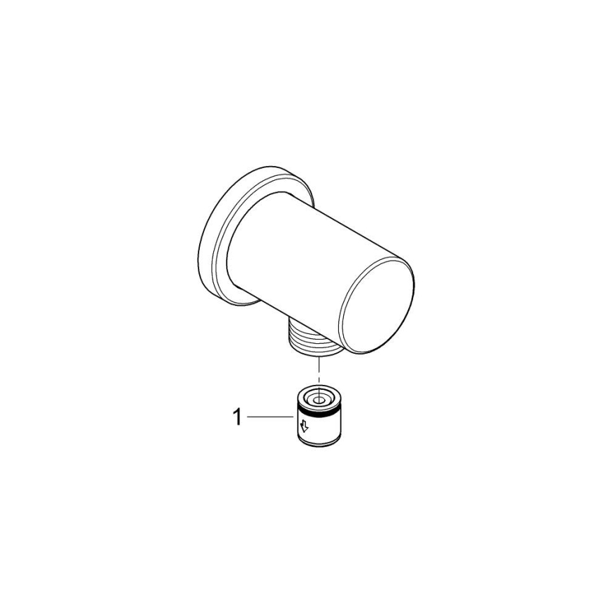 GROHE 27057DL0 - Sienas elkoņis RAINSHOWER DN 15 matēta vara