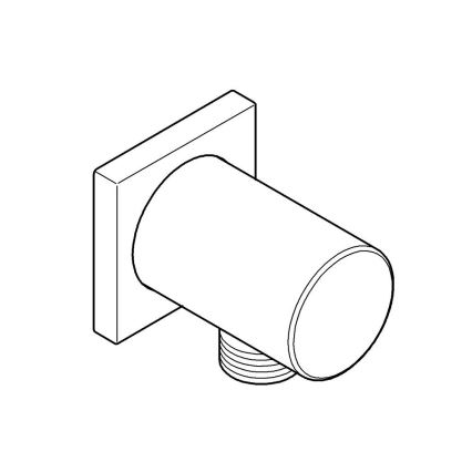 GROHE 27076000 - sienas elkonis RAINSHOWER spīdīgs hroms