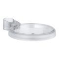 GROHE 27206000 - RELEXA ziepju trauks dušas stienim Ø 22 vai 25 mm, caurspīdīgs