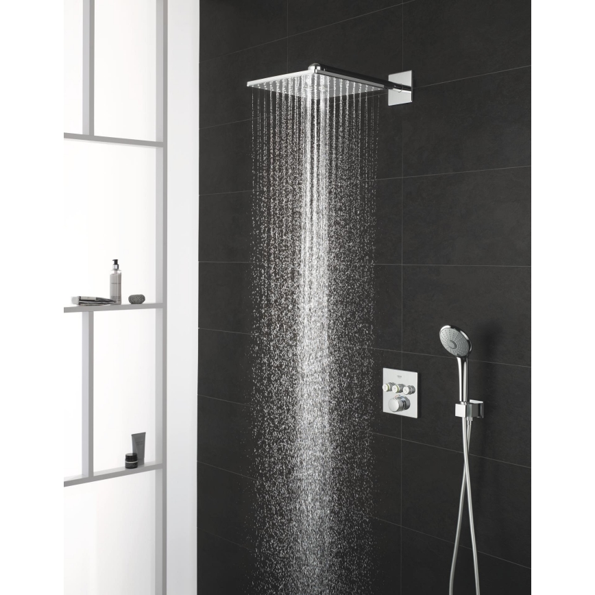 GROHE 27221000 - Rokas duša TEMPESTA COSMOPOLITAN 100 3 strūklu režīmi spīdīgs hroms