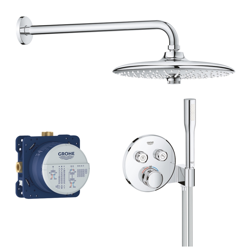 GROHE 27400000 - Rokas duša EUPHORIA COSMOPOLITAN Stick 216 mm spīdīgs hroms