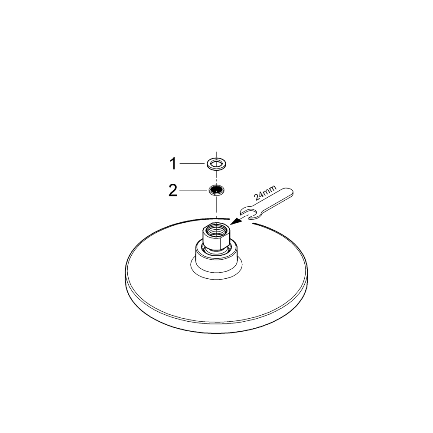GROHE 27492000 - Dušas galva EUPHORIA COSMOPOLITAN O 180 mm spīdīgs hroms