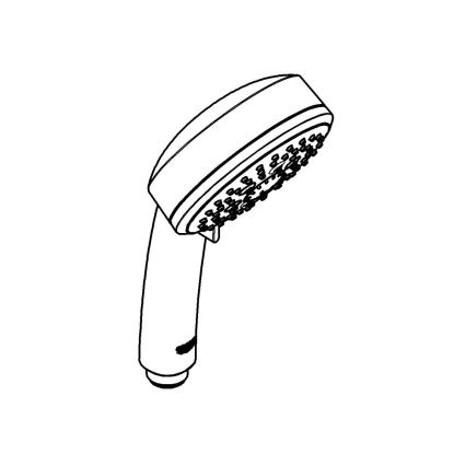 GROHE 27575002 - Rokas duša TEMPESTA COSMOPOLITAN 100 4” spīdīgs hroms