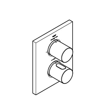 GROHE 27618000 - GROHTHERM F termostata vāciņš, spīdīgs hroms