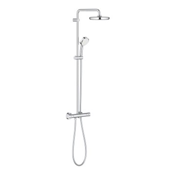 GROHE 27922001 - Dušas komplekts ar termostatisko jaucējkrānu TEMPESTA COSMOPOLITAN 210 spīdīgs hroms