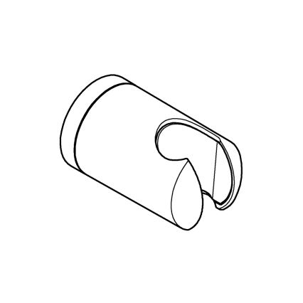 GROHE 27958001 - Sienas dušas turētājs VITALIO UNIVERSAL, spīdīgs hroms