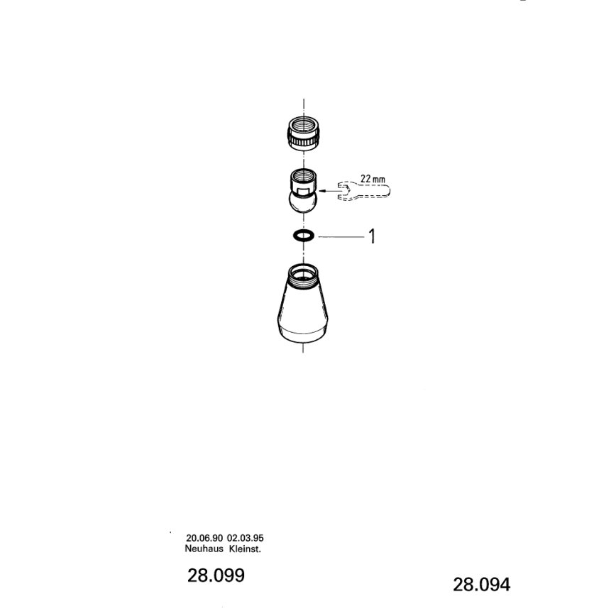 GROHE 28094000 - Dušas galva 50 mm spīdīgs hroms