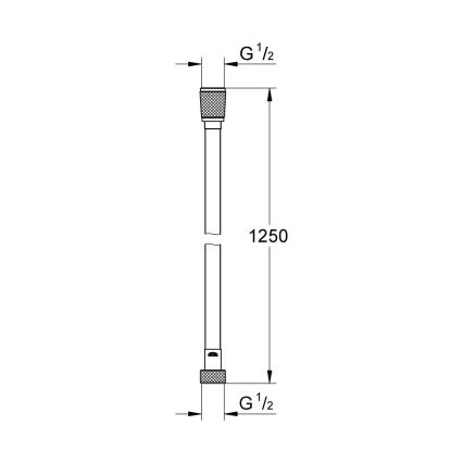 GROHE 28362DA0 - SILVERFLEX dušas šļūtene 1250 mm vara krāsā