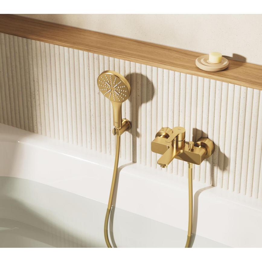GROHE 28362GL1 - Dušas šļūtene SILVERFLEX, 1250 mm, birstēta zelta apdare