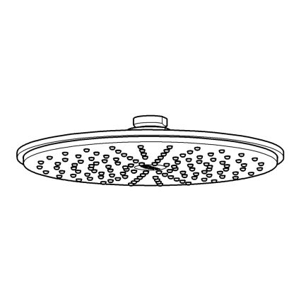 GROHE 28368000 - Dušas galva RAINSHOWER COSMOPOLITAN O 210 mm spīdīgs hroms