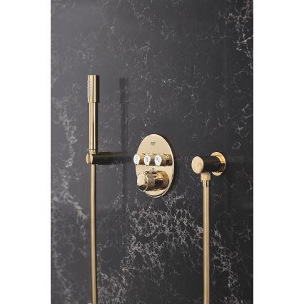 GROHE 28388GL0 - Dušas šļūtene SILVERFLEX 1750 mm birstēta zelta