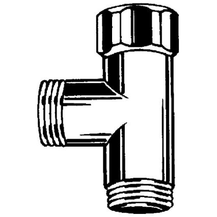 GROHE 28874000 - T-veida savienojums DN 15 spīdīgs hroms