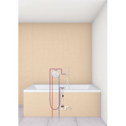 GROHE 28990000 - Vannas piepildīšanas, notekas un pārplūdes komplekts TALENTOFILL, hromēts