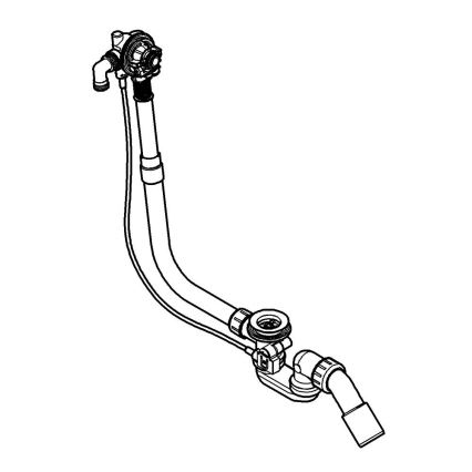 GROHE 28990000 - vannas pieplūdes, aizplūdes un pārplūdes komplekts TALENTOFILL, hromēts