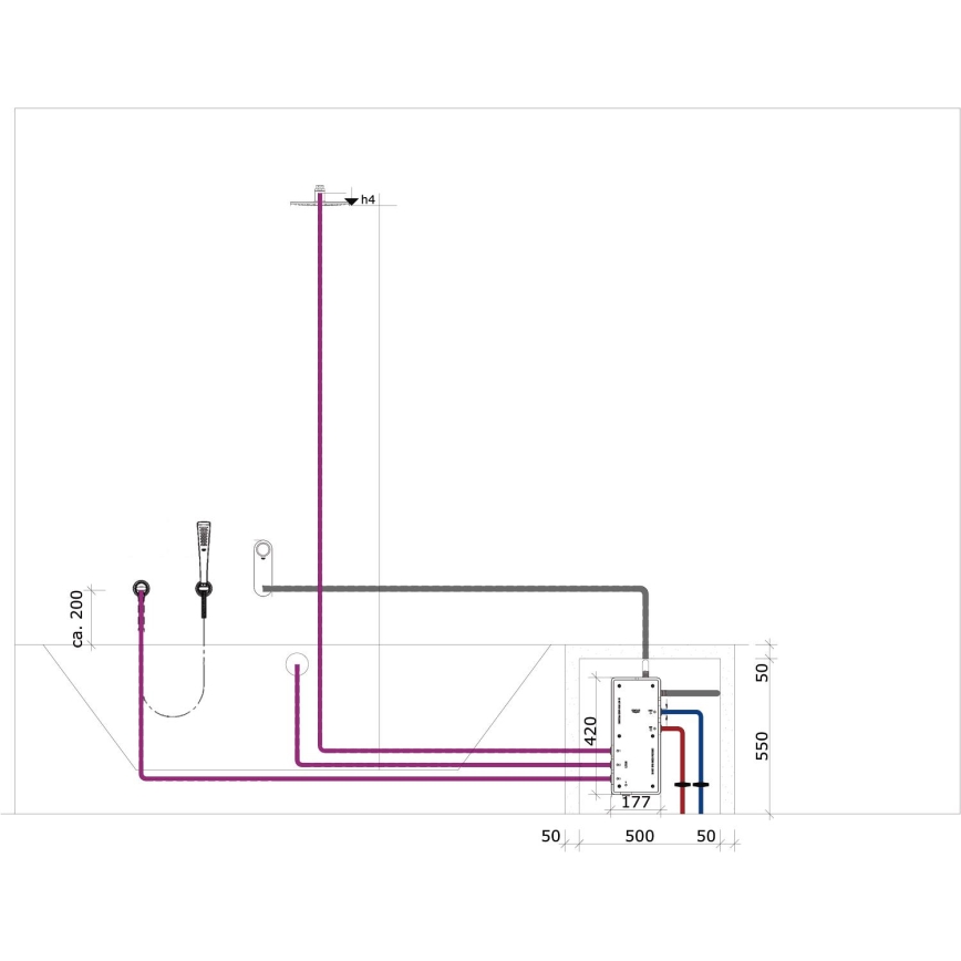 GROHE 28990000 - vannas pieplūdes, aizplūdes un pārplūdes komplekts TALENTOFILL, hromēts