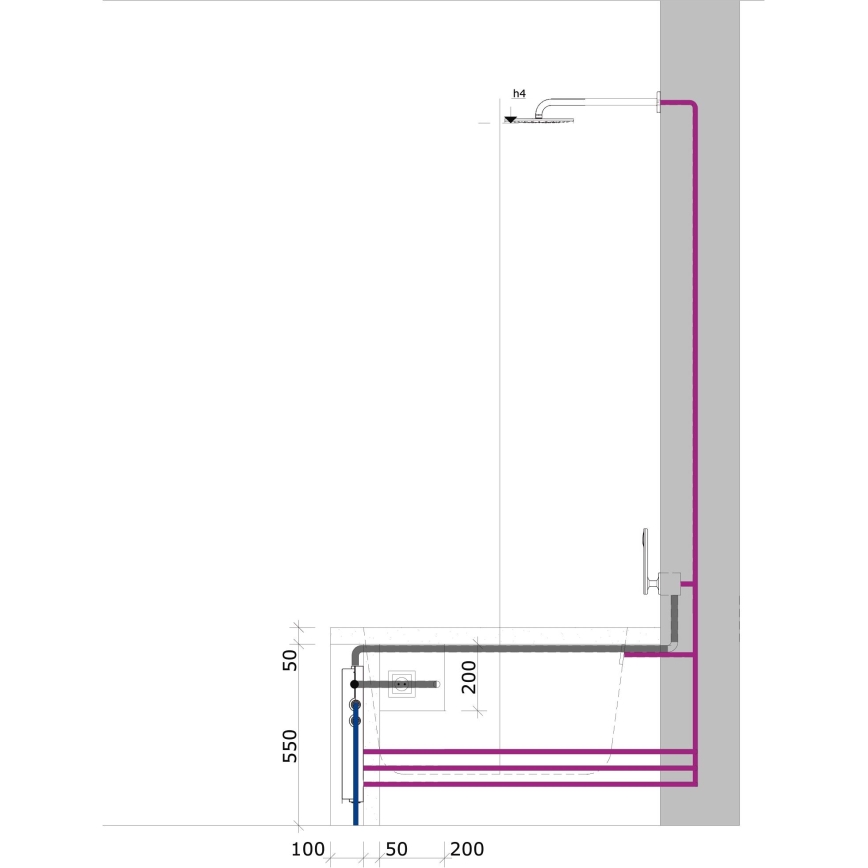 GROHE 28990000 - vannas pieplūdes, aizplūdes un pārplūdes komplekts TALENTOFILL, hromēts