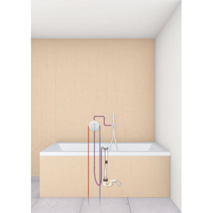 GROHE 28990000 - vannas pieplūdes, aizplūdes un pārplūdes komplekts TALENTOFILL, hromēts