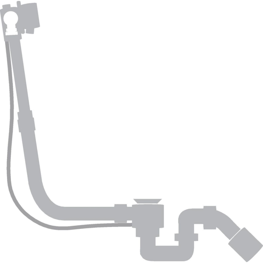 GROHE 28990000 - vannas pieplūdes, aizplūdes un pārplūdes komplekts TALENTOFILL, hromēts