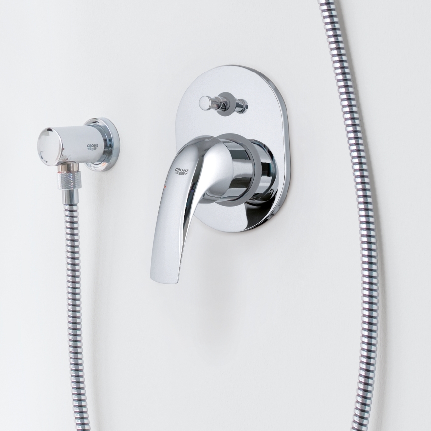 GROHE 29043000 - Vannas jaucējkrāns EUROCUBE glancēts hroms