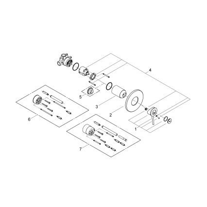 GROHE 29048000 - Dušas jaucējkrāns BAUCLASSIC spīdīgs hroms