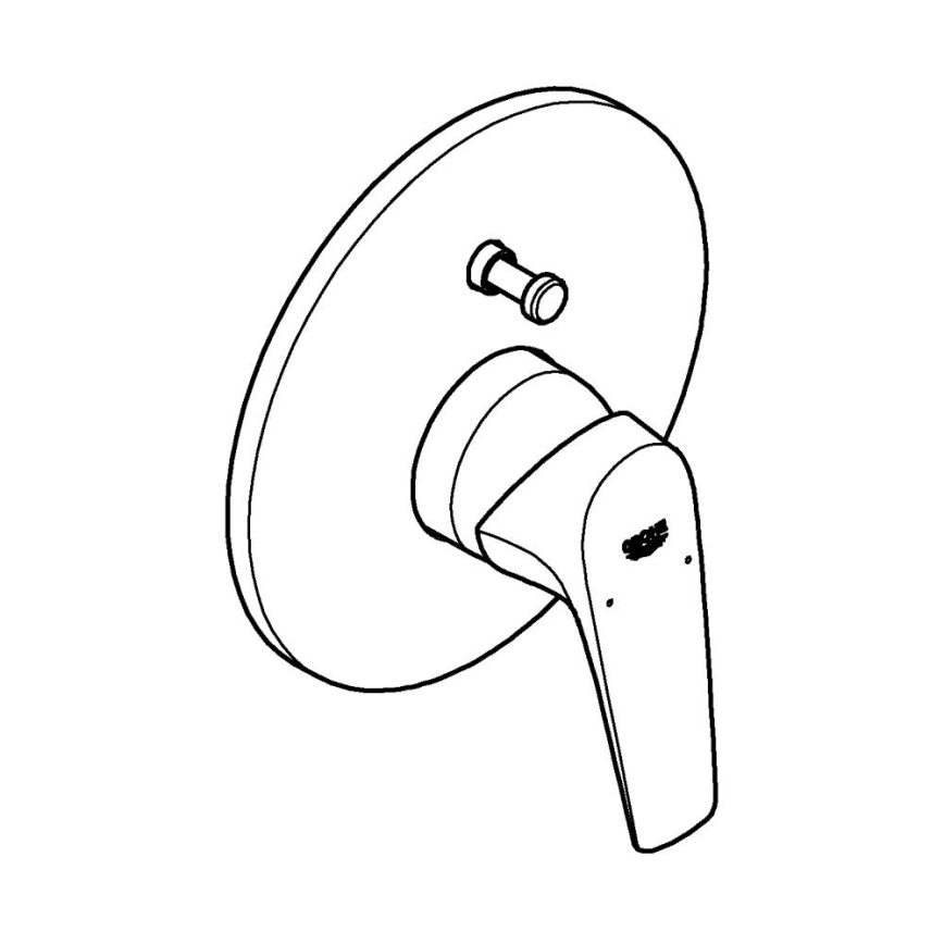 GROHE 29117000 - Vannas jaucējkrāns LINEARE, spīdīgs hroms