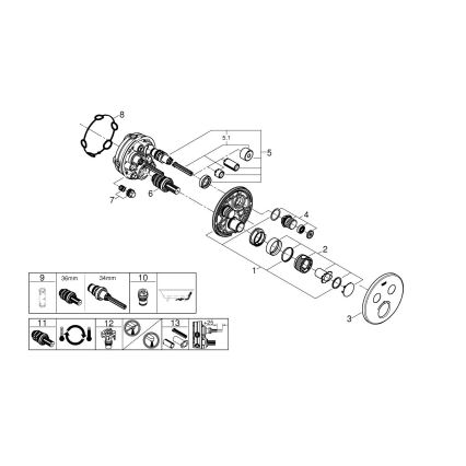 GROHE 29119000 - GROHTHERM SMARTCONTROL termostats, spīdīgs hroms