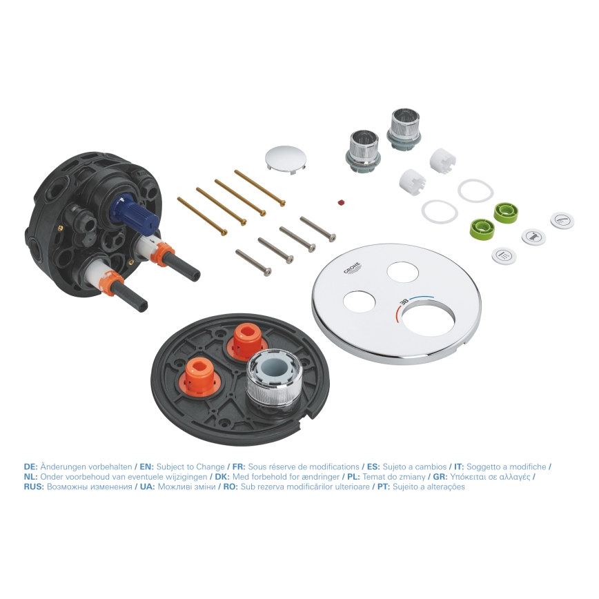 GROHE 29119000 - GROHTHERM SMARTCONTROL termostats, spīdīgs hroms